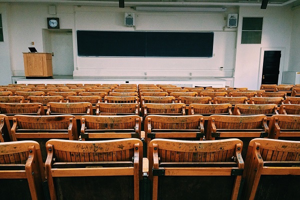 Empty lecture room
